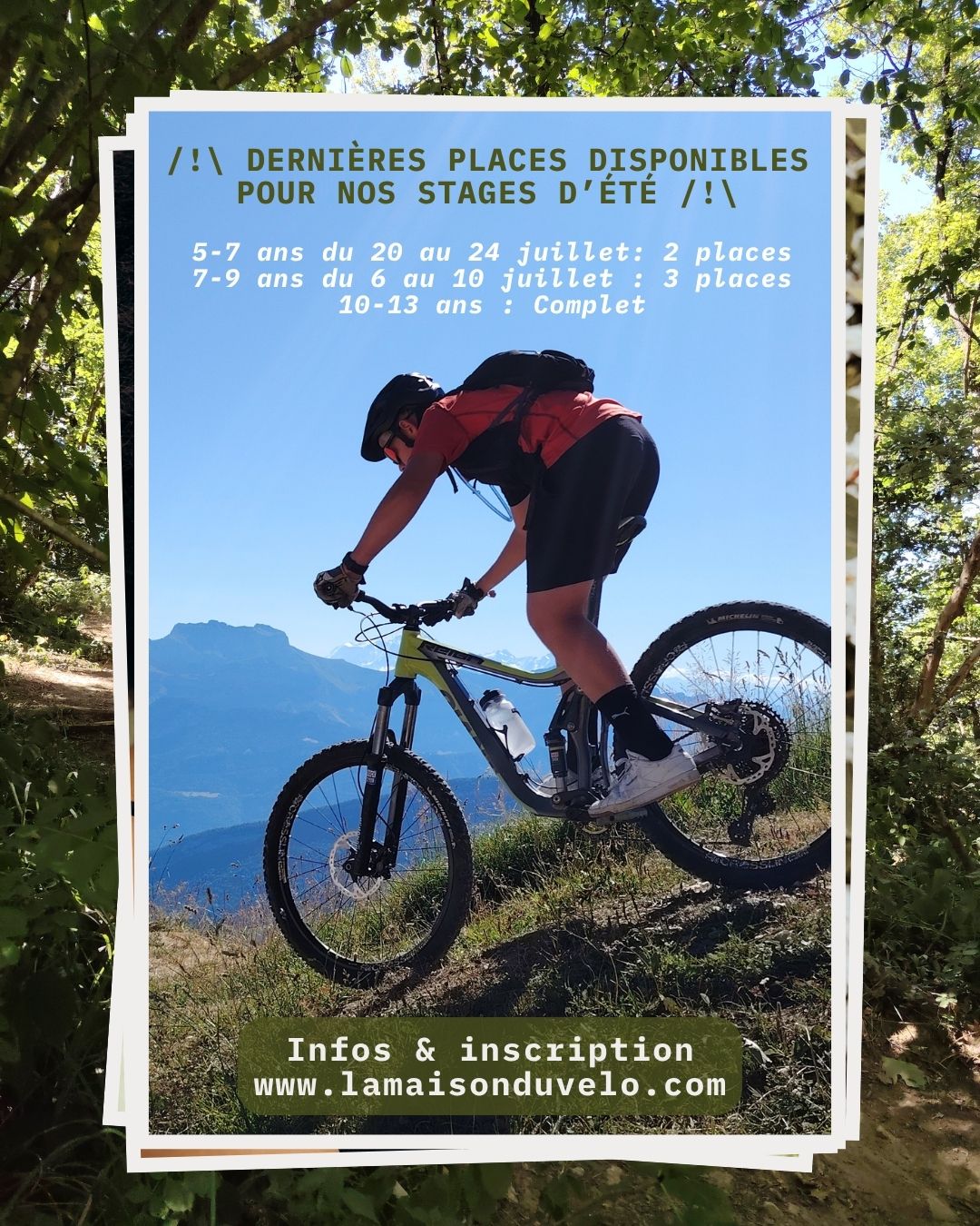 ❗❗Dernières places disponibles pour nos stages d'été ❗❗ ➡ Infos & inscription sur notre site…